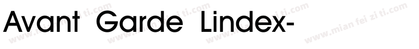 Avant Garde Lindex字体转换